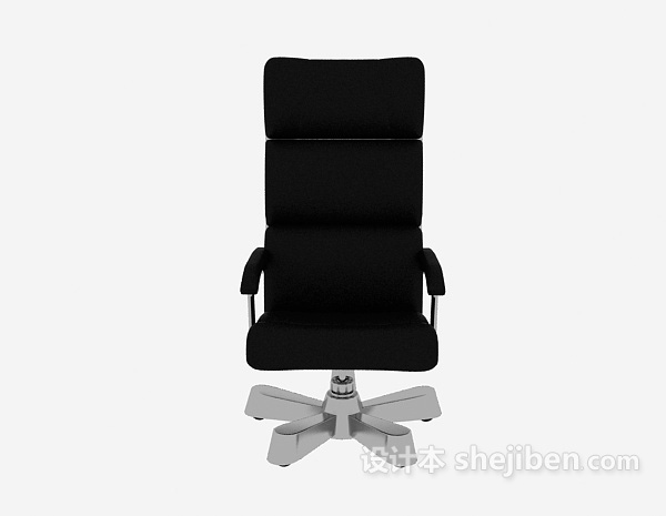 现代风格高背简约办公椅3d模型下载
