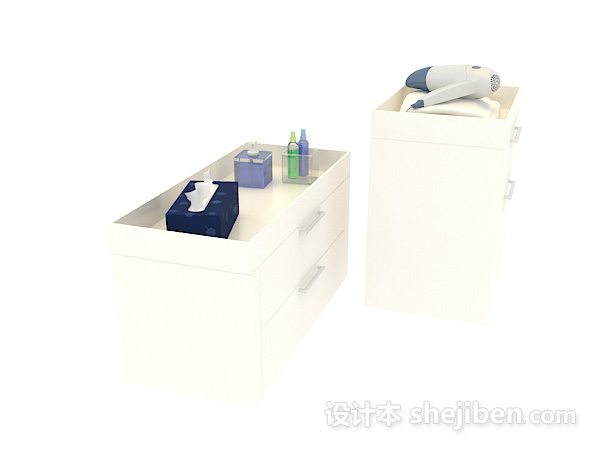 免费浴室柜3d模型下载