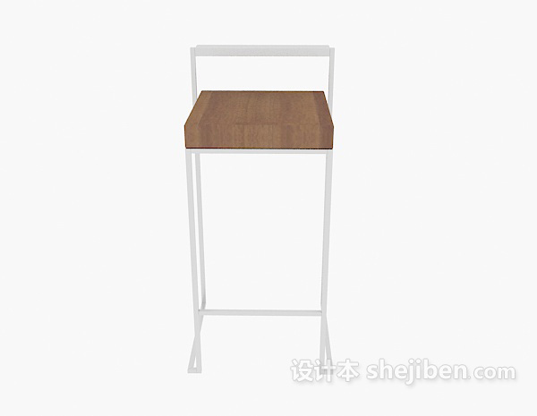 现代风格现代简约吧台椅3d模型下载