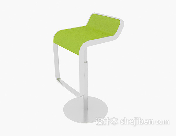 时尚现代吧台椅3d模型下载