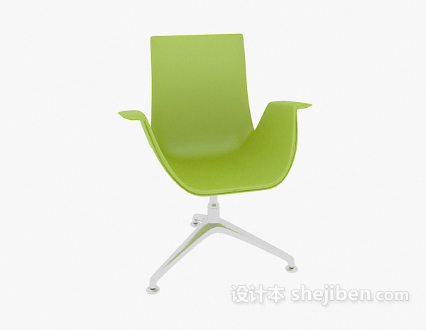 现代风格U型办公椅子3d模型下载