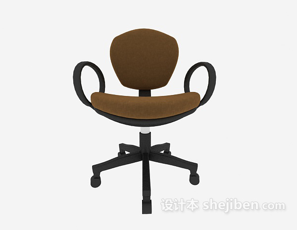 现代风格简约普通办公椅3d模型下载
