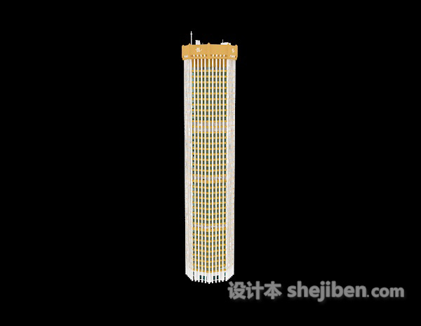 现代风格高楼大厦3d模型下载