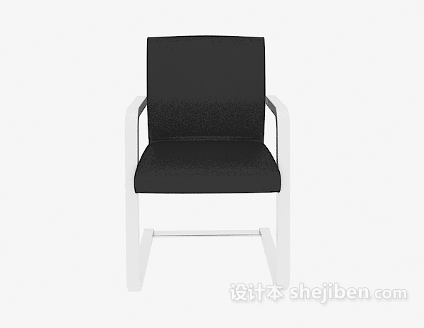 现代风格简约时尚办公椅3d模型下载