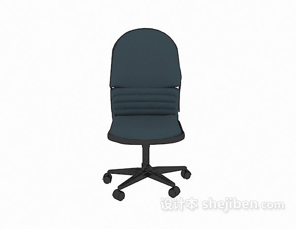 现代风格靠背办公椅3d模型下载