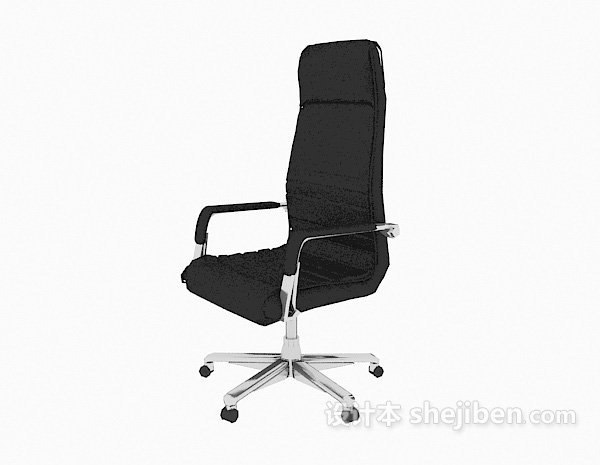 公司黑色办公椅3d模型下载