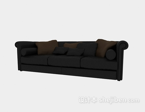 免费家居客厅沙发3d模型下载