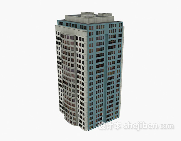 高楼建筑3d模型下载