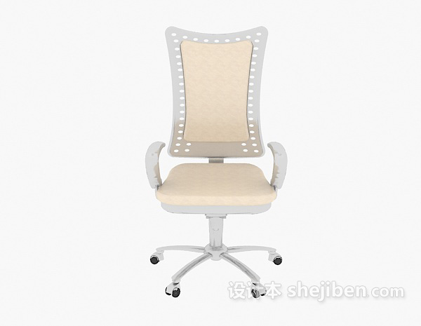 现代风格高背办公椅3d模型下载