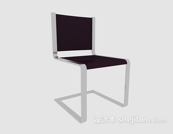 免费简约风格餐椅3d模型下载