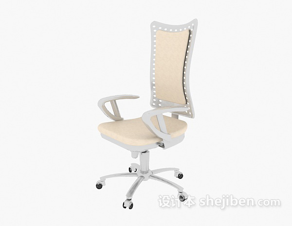 高背办公椅3d模型下载