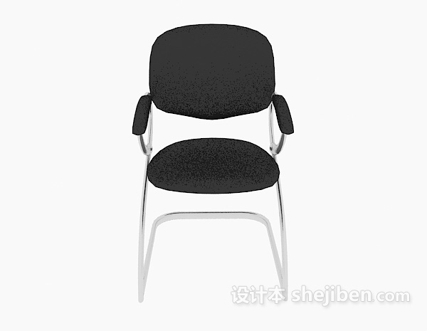 现代风格简约风格黑色办公椅3d模型下载