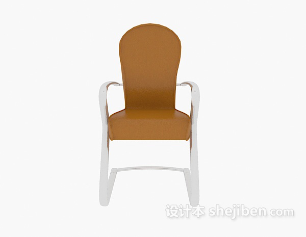 现代风格扶手办公椅3d模型下载
