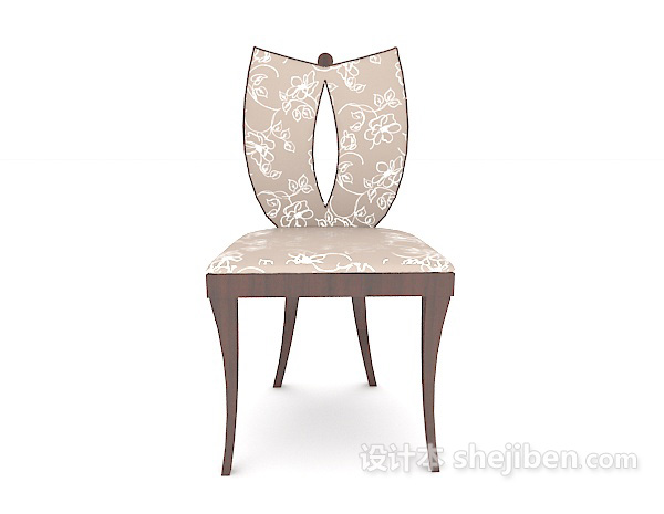 欧式风格欧式风格特色餐椅3d模型下载