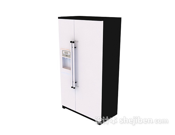 家电冰箱3d模型下载