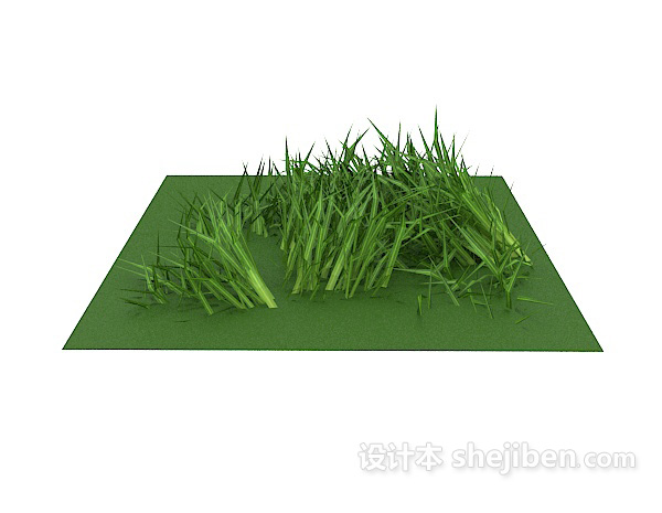免费绿叶植物花草3d模型下载
