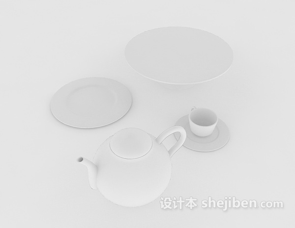 家居杯碗瓢盆3d模型下载
