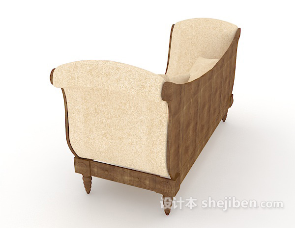 设计本欧式精简沙发3d模型下载