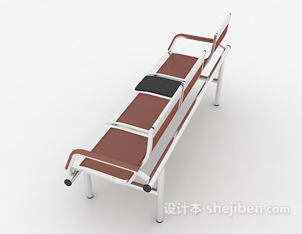 设计本医院走廊休闲椅3d模型下载
