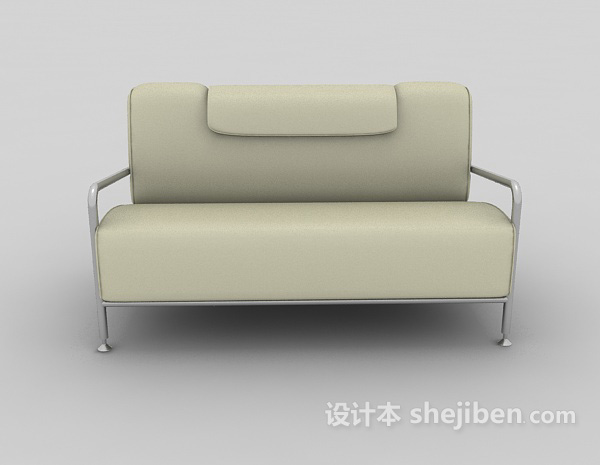 现代风格多人皮质沙发3d模型下载