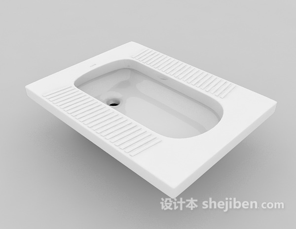 厕所便池3d模型下载