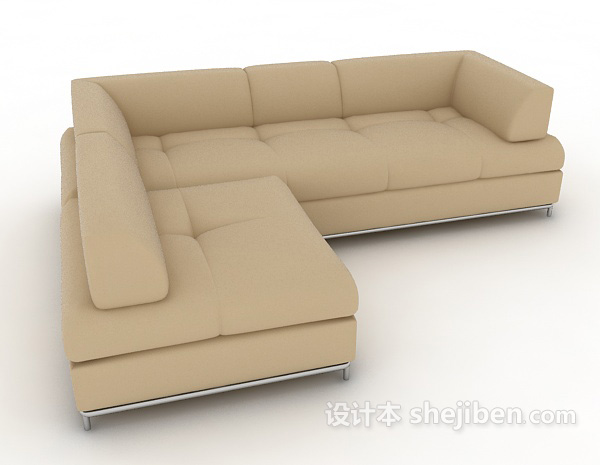设计本家居常见多人沙发3d模型下载