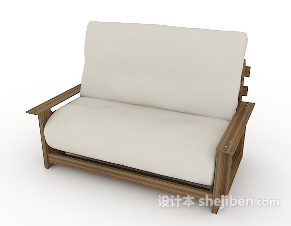 中式风格中式家居多人沙发3d模型下载