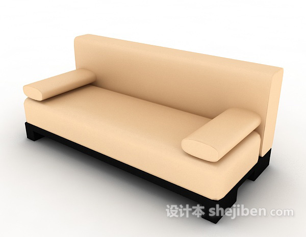 新中式家庭多人沙发3d模型下载