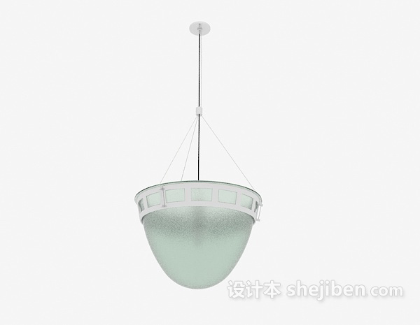 现代风格球状吊灯3d模型下载