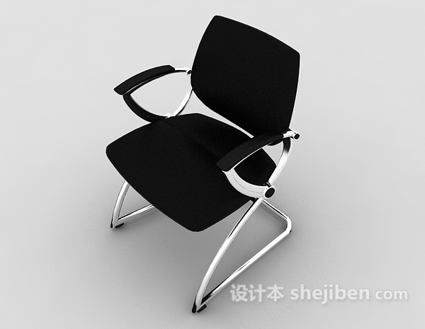 设计本常见简约办公椅3d模型下载