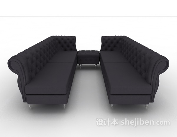 欧式风格高档欧式沙发3d模型下载