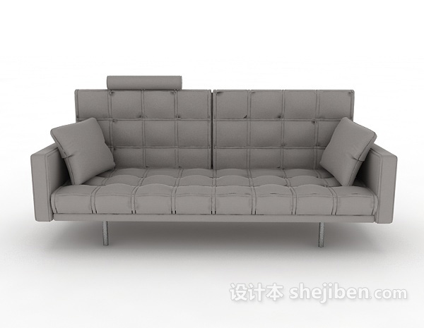 现代风格现代时尚多人沙发3d模型下载