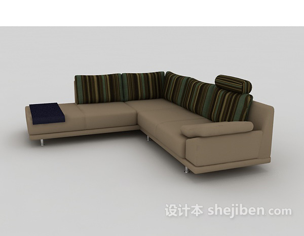 设计本现代时尚家居沙发3d模型下载