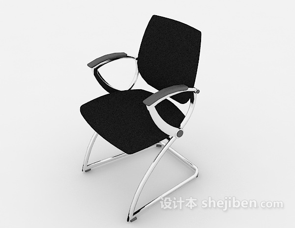 设计本常见实用办公椅3d模型下载