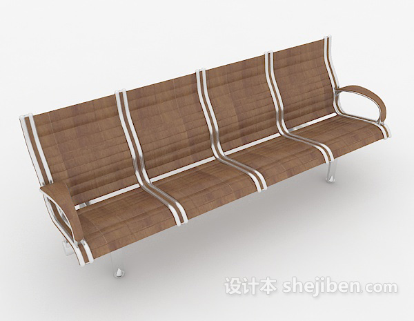 公共场合休闲椅子3d模型下载