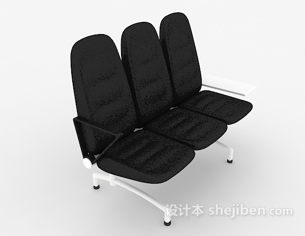 公共场合休闲椅3d模型下载