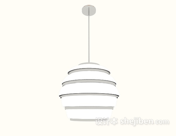 现代风格简约家居餐厅吊灯3d模型下载
