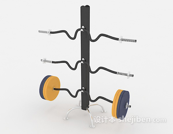 免费健身器材设备3d模型下载