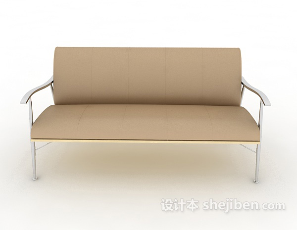 现代风格灰色家居多人沙发3d模型下载