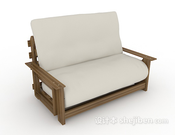 中式家居多人沙发3d模型下载