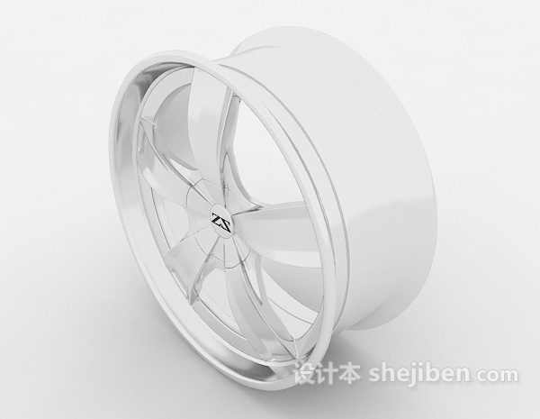 设计本桥车车轮3d模型下载