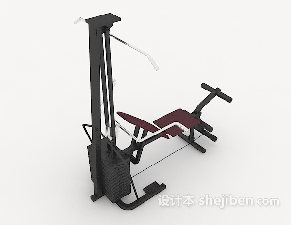 免费体育锻炼器材3d模型下载