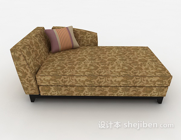 设计本时尚休闲单人沙发3d模型下载