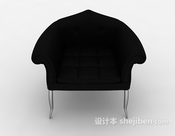 现代风格心形家居椅3d模型下载