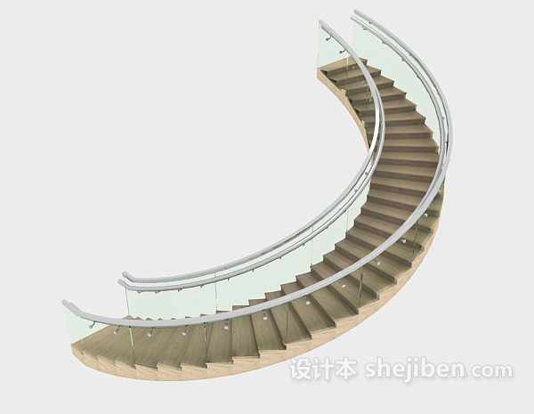 设计本商场楼梯3d模型下载