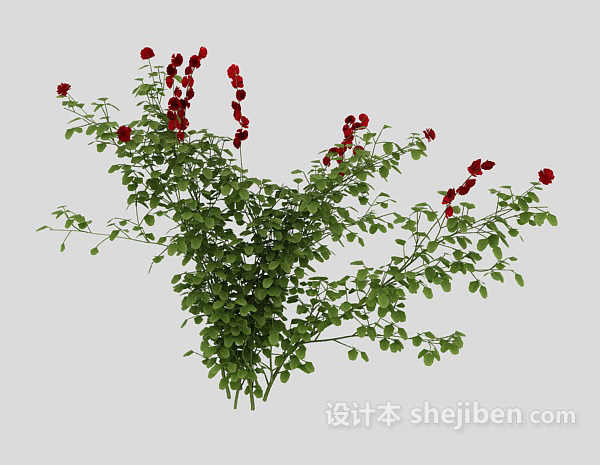 现代风格室外绿化植物3d模型下载
