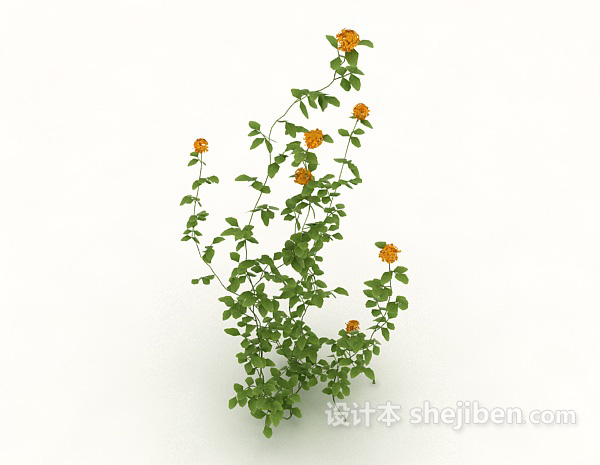 设计本绿色室外植物花草3d模型下载