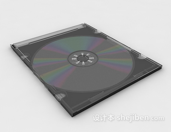 设计本CD碟片3d模型下载