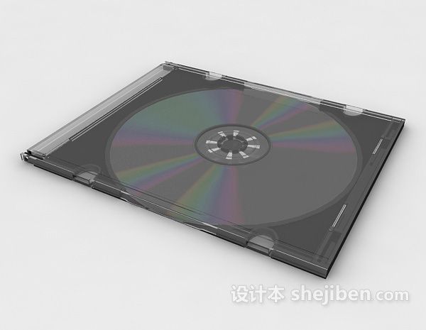 免费CD碟片3d模型下载