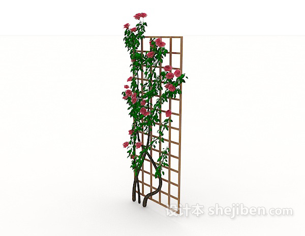 免费藤蔓植物3d模型下载
